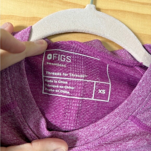 Figs Teal Long Sleeve Seamless Underscrub - Picture 6 of 6